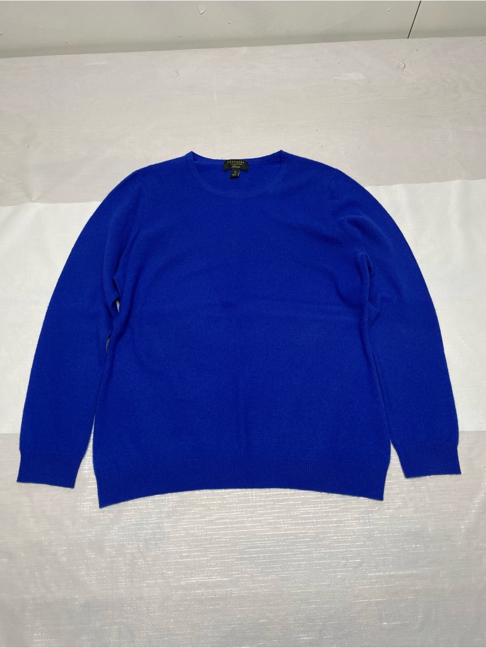 Charter Club Cashmere Women's Cobalt Crewneck Sweater Sz:Xl